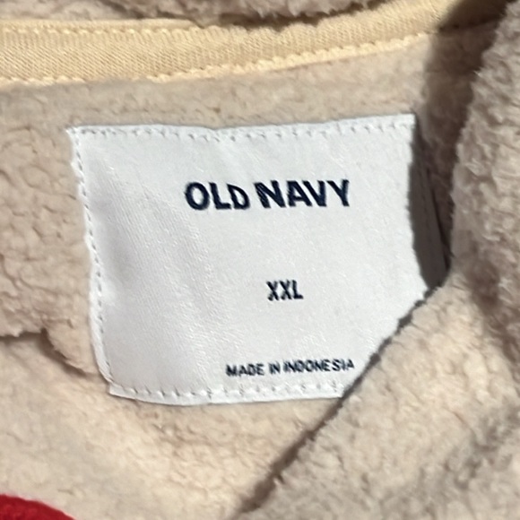NWT Old Navy XXL fleece lined hoodie sweatshirt red - Picture 8 of 10